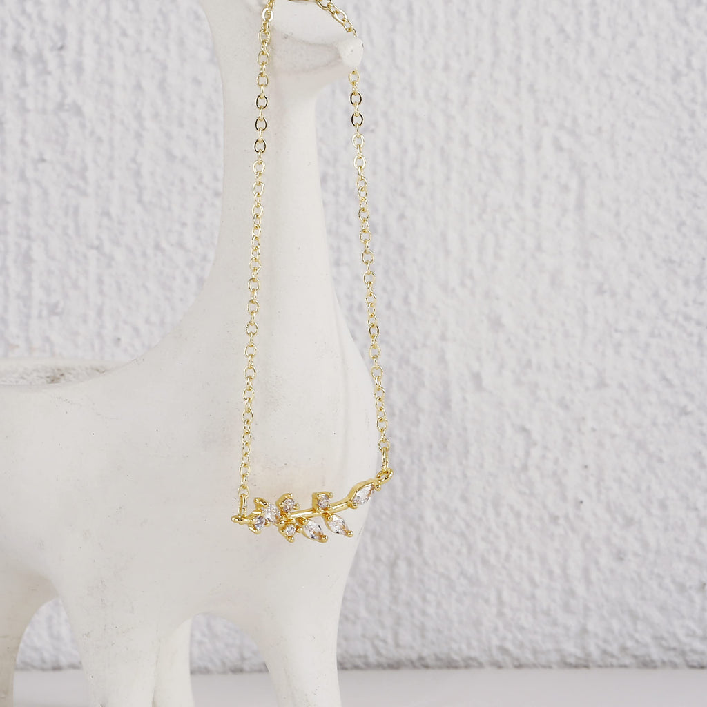 Lunelle™ Olive Branch Necklace