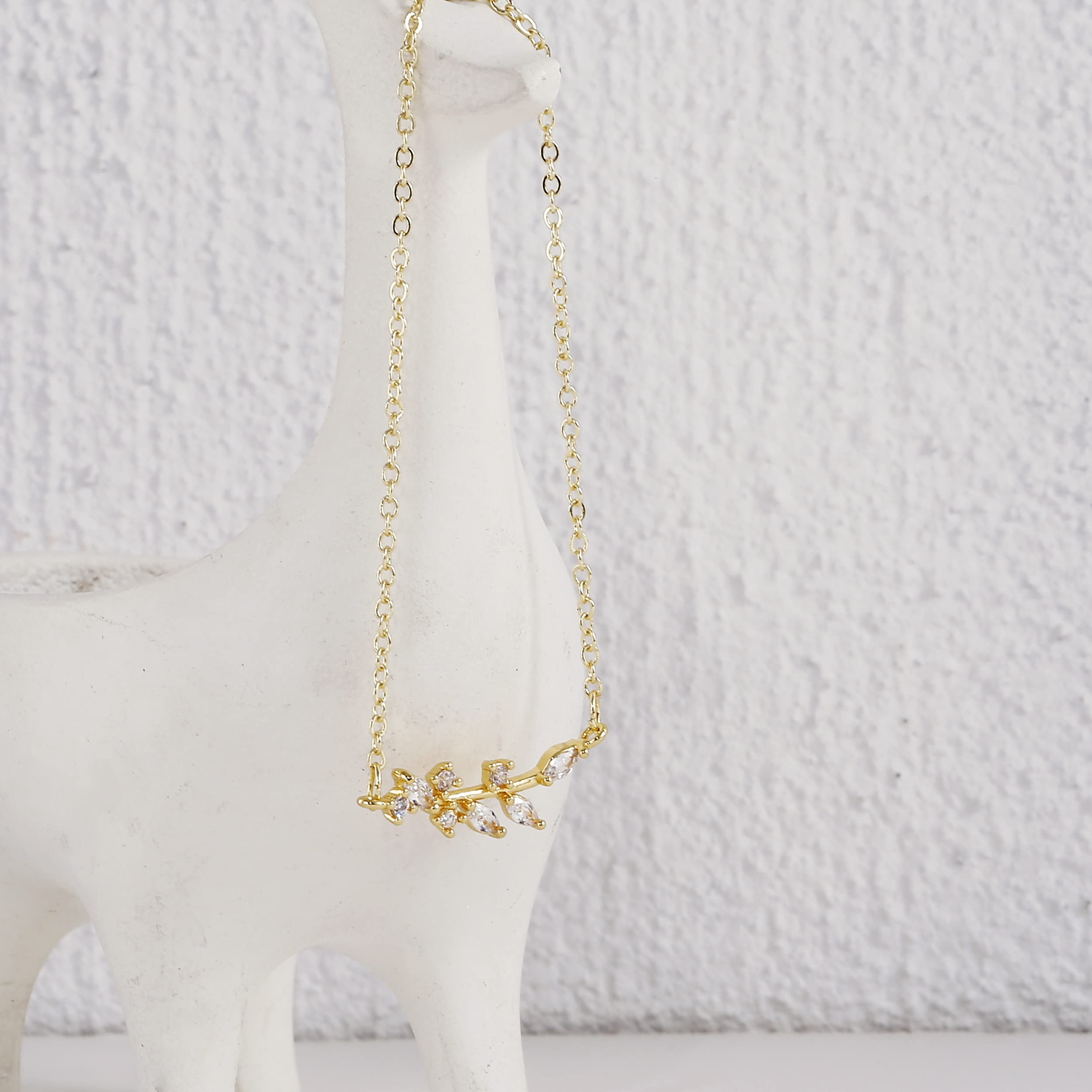Lunelle™ Olive Branch Necklace
