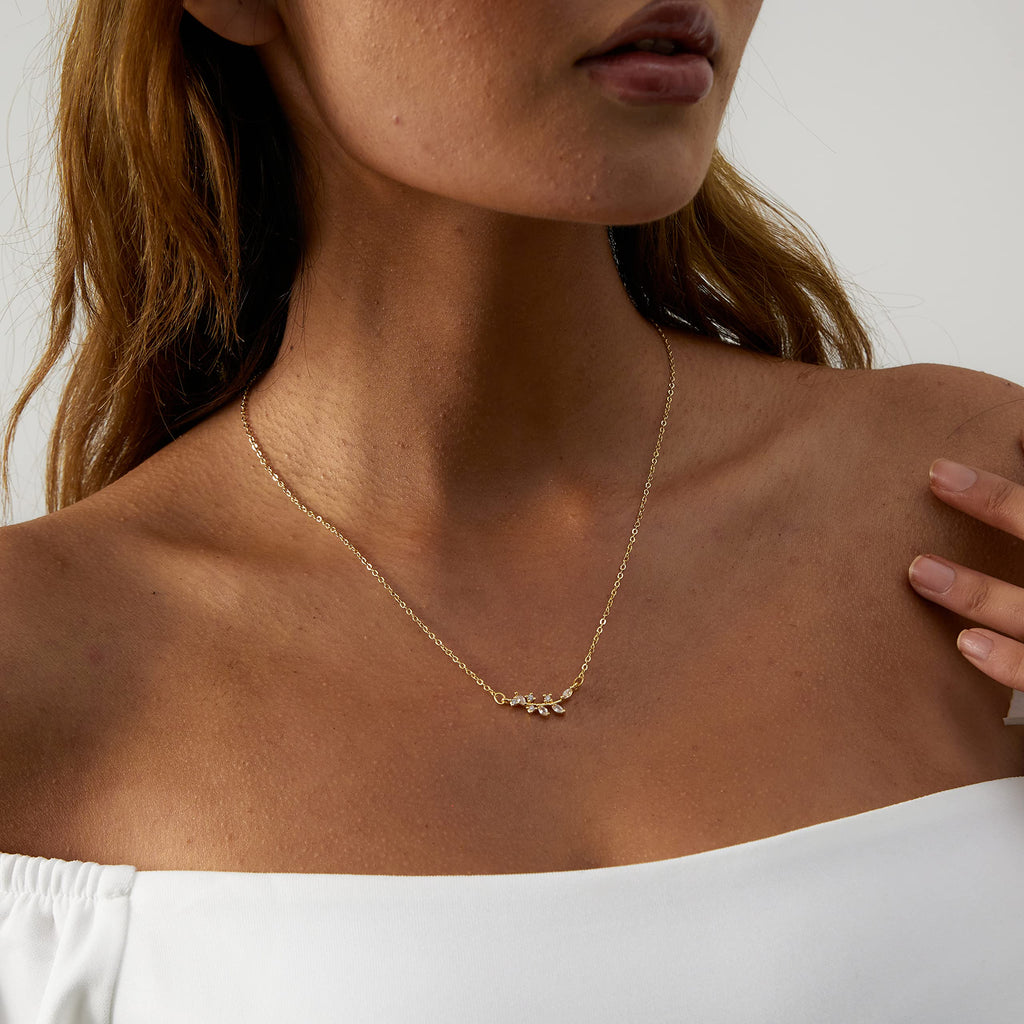 Lunelle™ Olive Branch Necklace