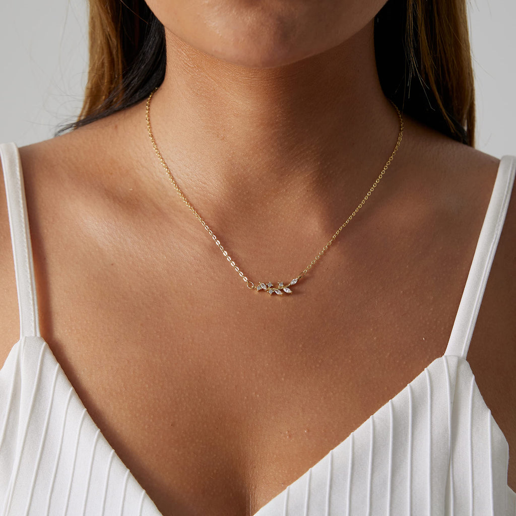 Lunelle™ Olive Branch Necklace