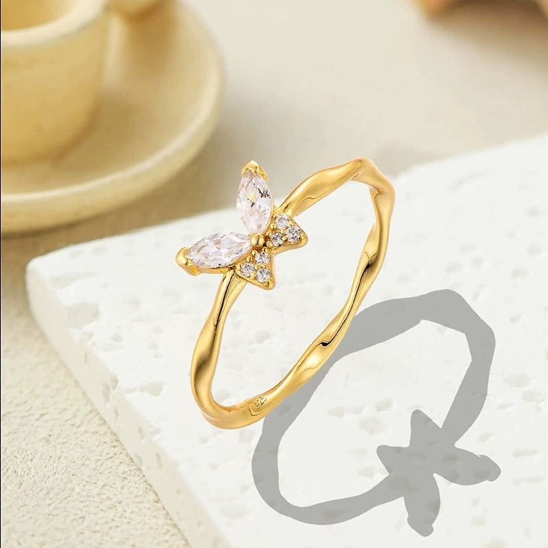 Lunelle™ Butterfly Ring