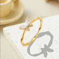 Lunelle™ Butterfly Ring
