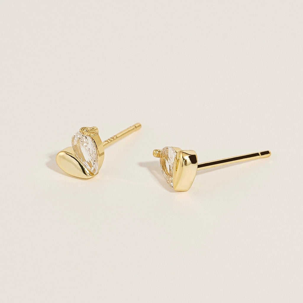 Lunelle™ Heart Stud Earrings