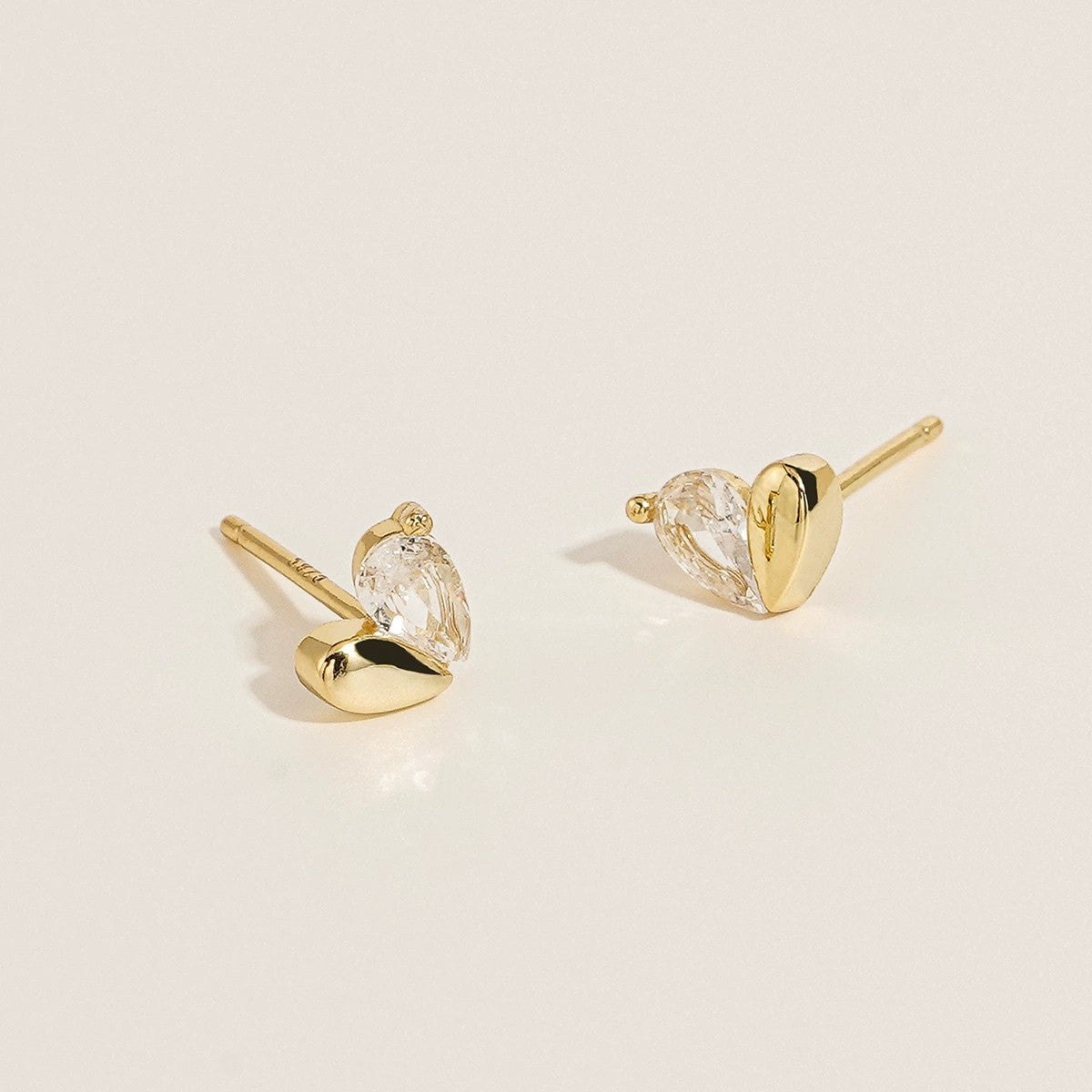 Lunelle™ Heart Stud Earrings