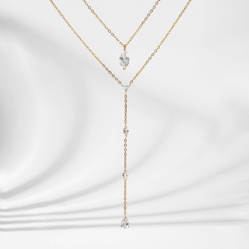 Lunelle™ Cascade Drop Necklace