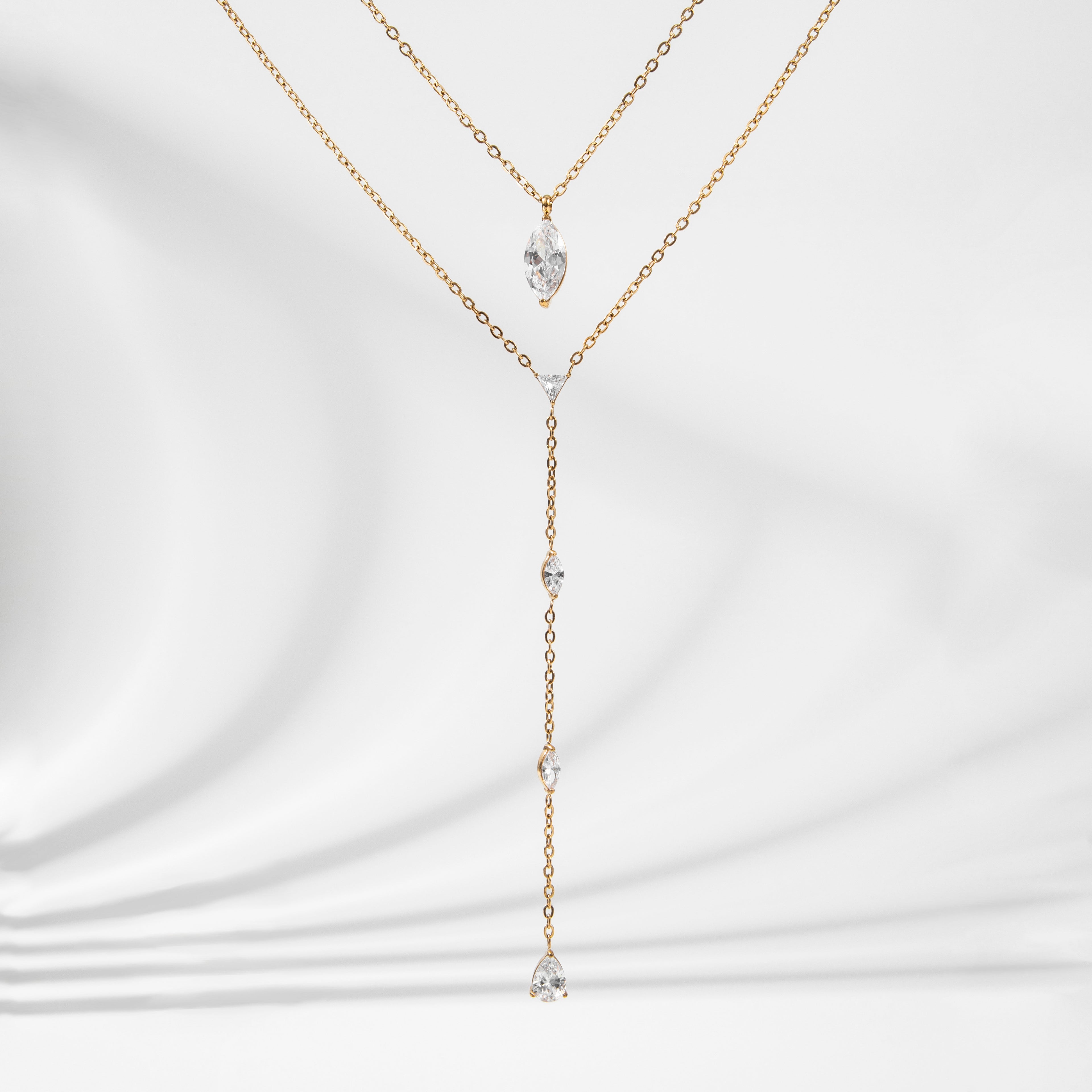 Lunelle™ Cascade Drop Necklace