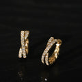 Lunelle™ Cross Hoop Earrings
