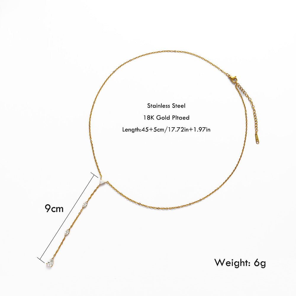 Lunelle™ Cascade Drop Necklace